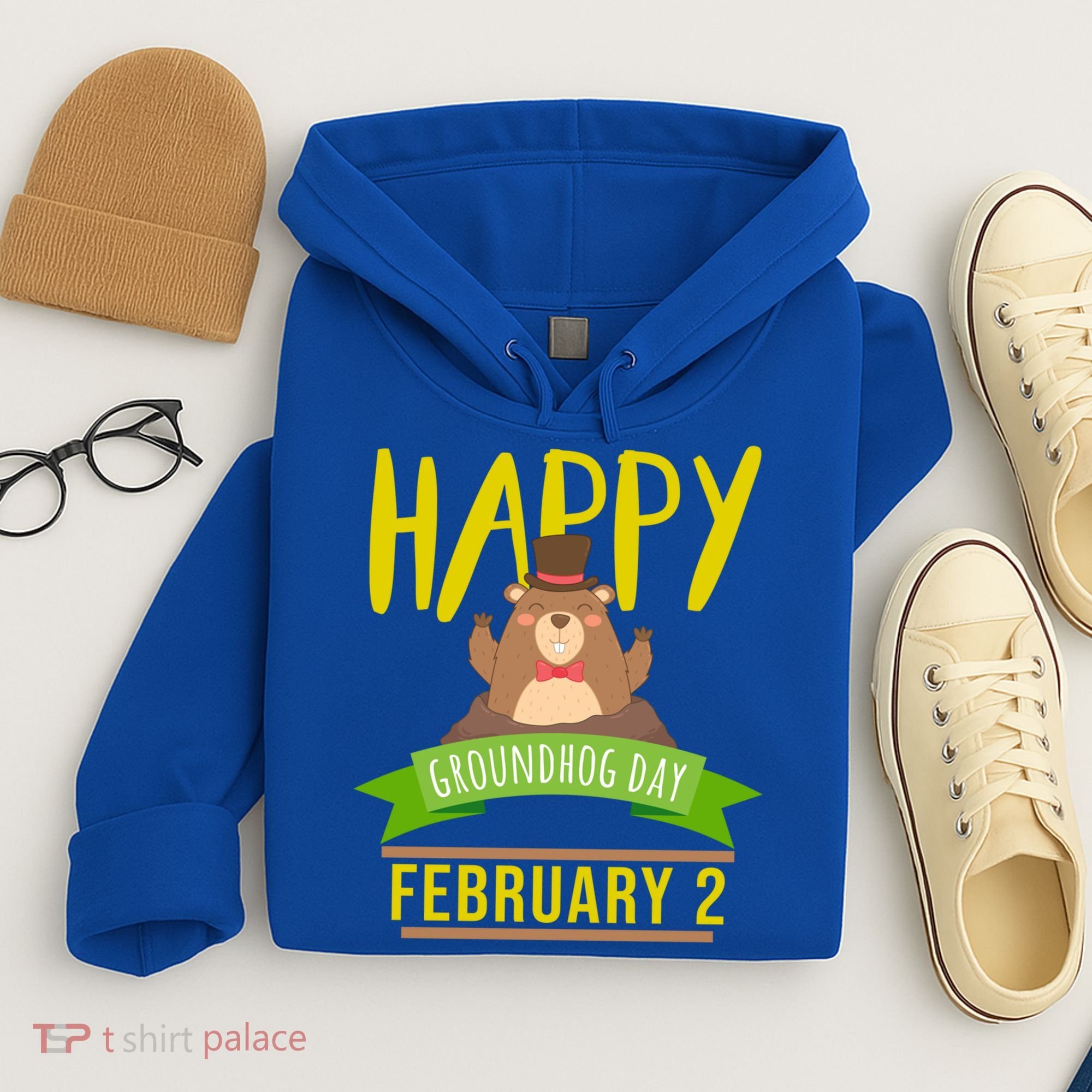 Happy Groundhog Day Respect The Groundhog Gift Hoodie