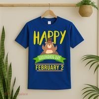 Happy Groundhog Day Respect The Groundhog Gift T-Shirt thumb 2