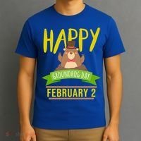 Happy Groundhog Day Respect The Groundhog Gift T-Shirt thumb 3