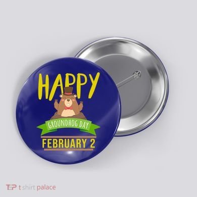 Happy Groundhog Day Respect The Groundhog Gift Button