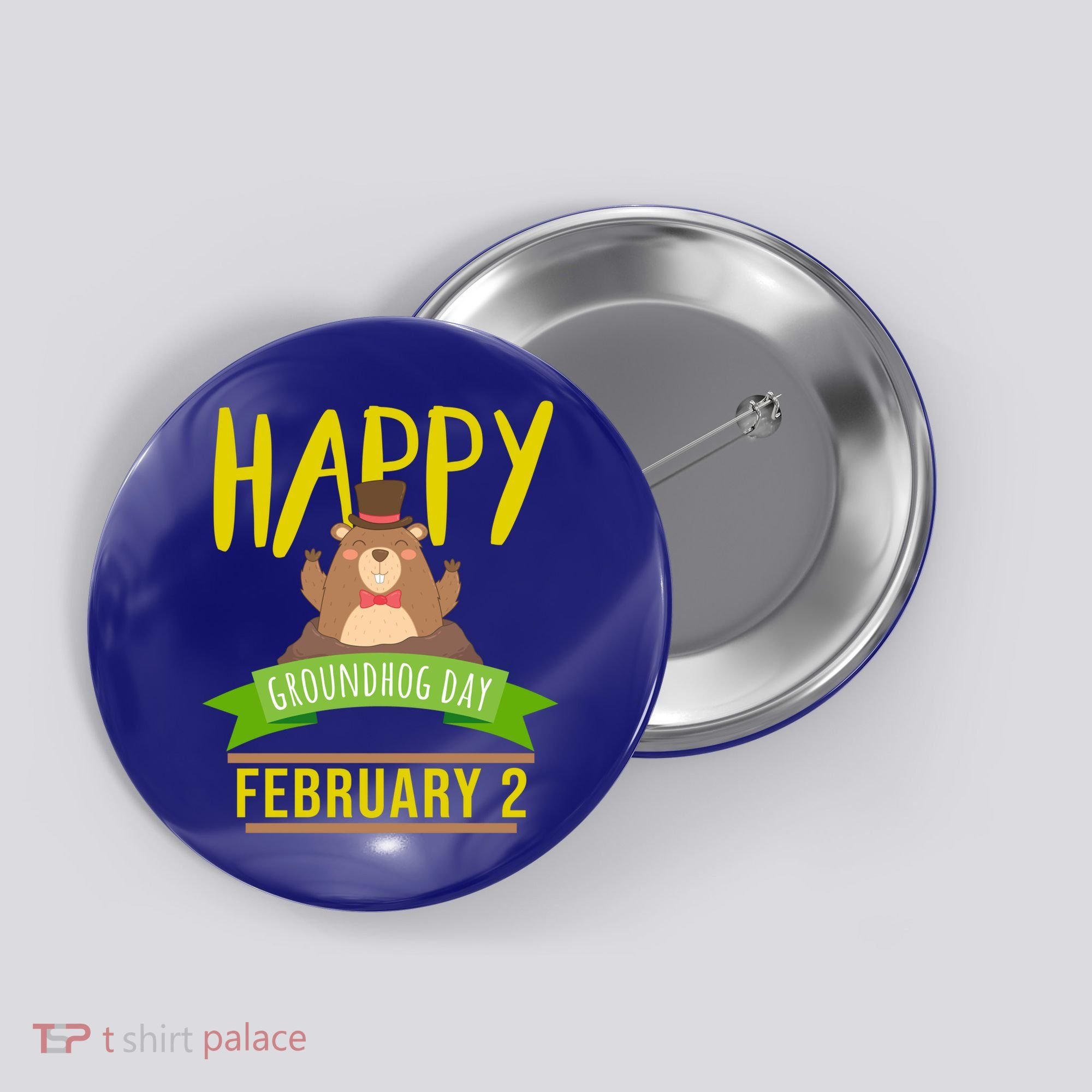Happy Groundhog Day Respect The Groundhog Gift Button
