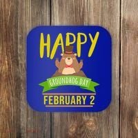Happy Groundhog Day Respect The Groundhog Gift Coaster thumb 0
