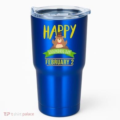 Happy Groundhog Day Respect The Groundhog Gift Tumbler