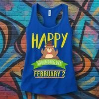 Happy Groundhog Day Respect The Groundhog Gift Women's Tank Top thumb 3
