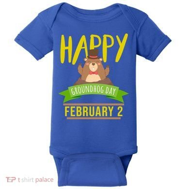 Happy Groundhog Day Respect The Groundhog Gift Baby Bodysuit