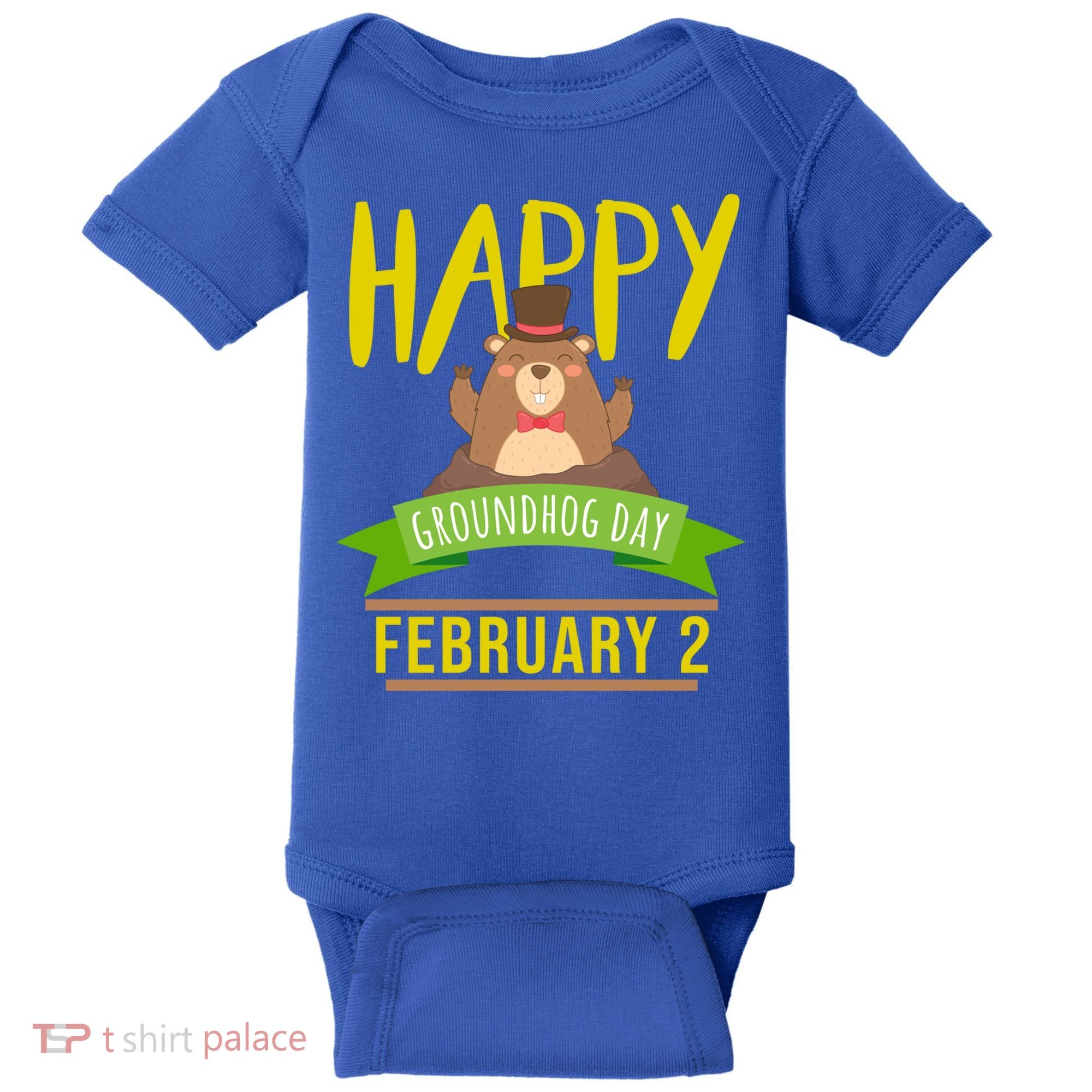 Happy Groundhog Day Respect The Groundhog Gift Baby Bodysuit