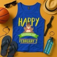 Happy Groundhog Day Respect The Groundhog Gift Tank Top thumb 4
