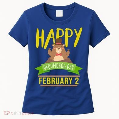 Happy Groundhog Day Respect The Groundhog Gift Women's T-Shirt