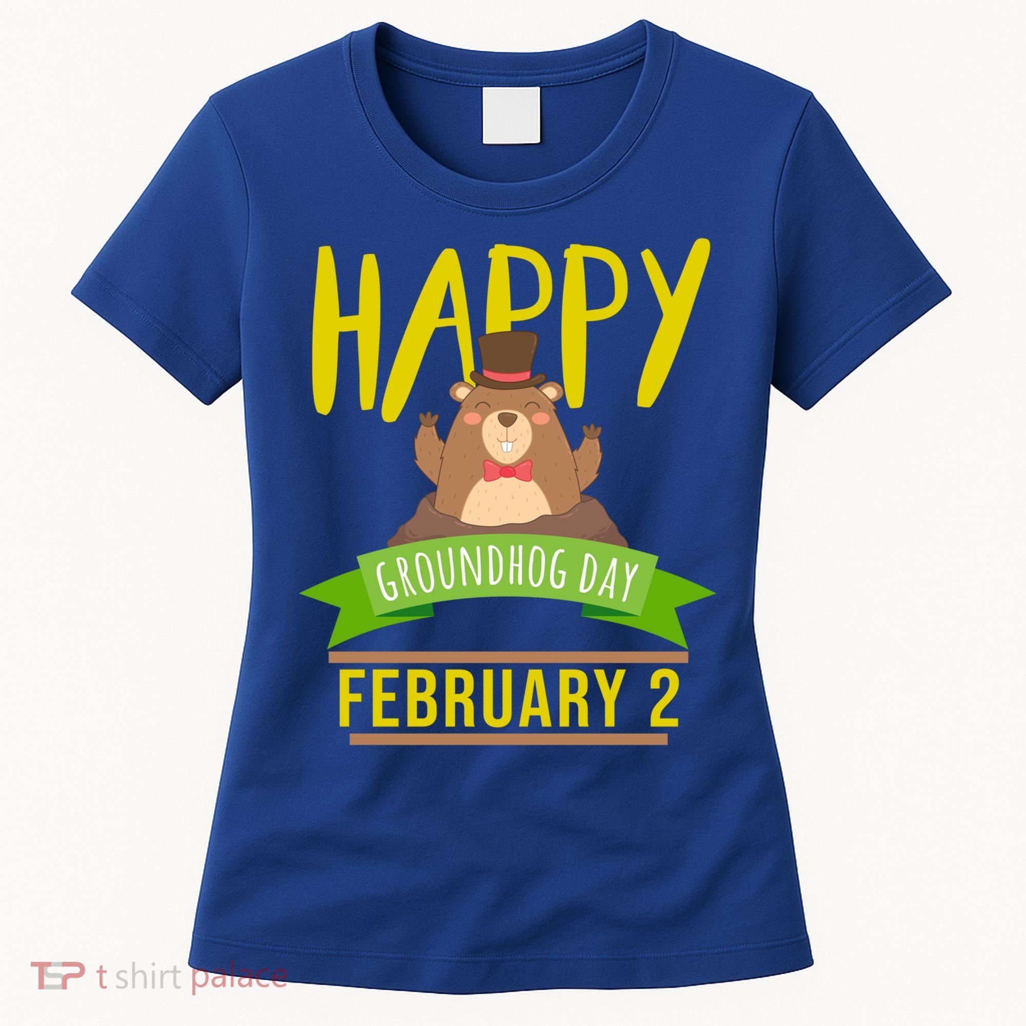Happy Groundhog Day Respect The Groundhog Gift Women's T-Shirt