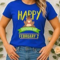 Happy Groundhog Day Respect The Groundhog Gift Women's T-Shirt thumb 2