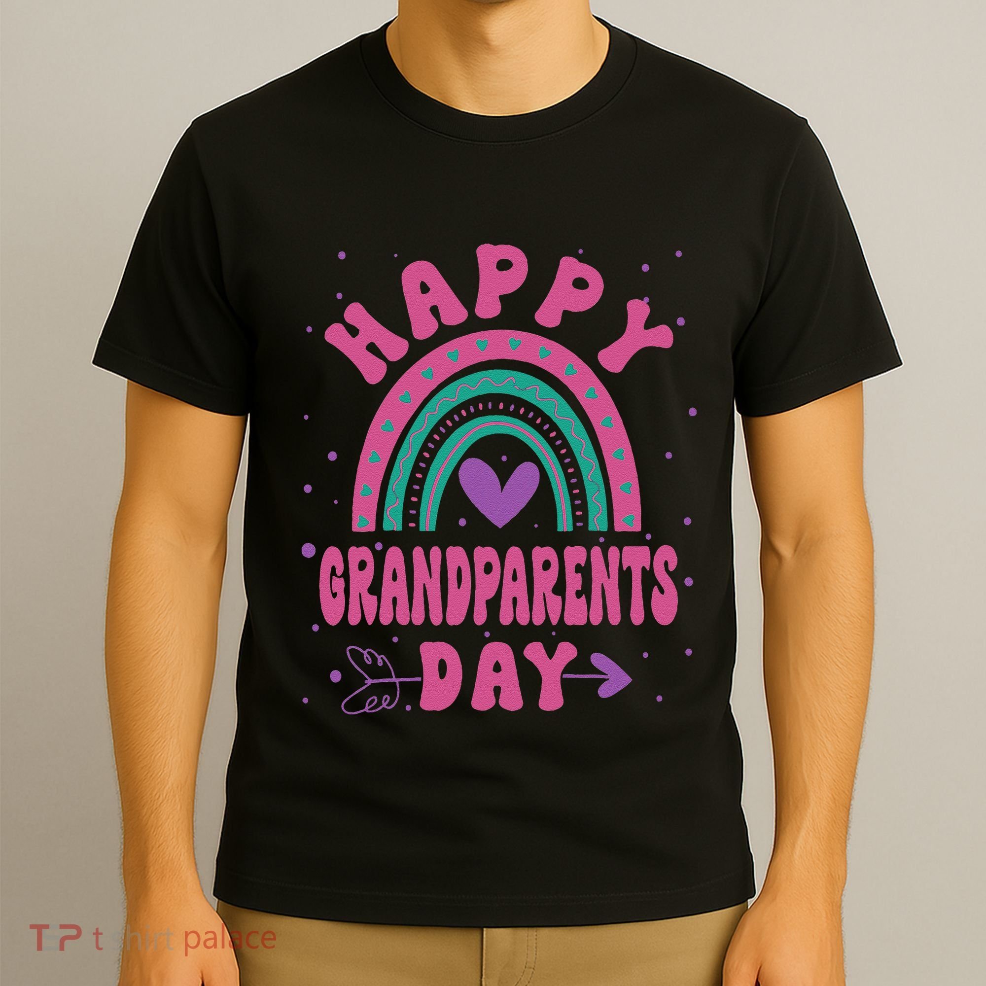 Happy Grandparents Day Funny Grandparents Day Gift T-Shirt