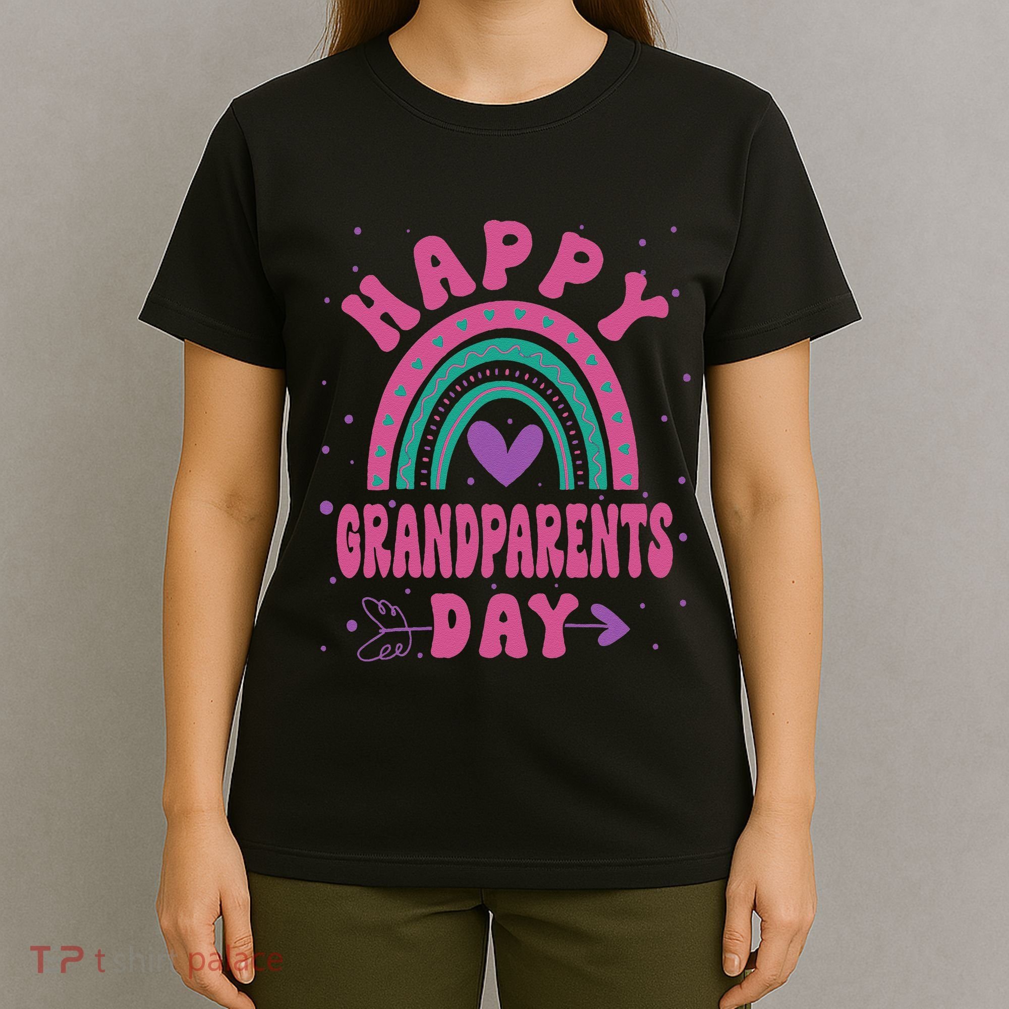 Happy Grandparents Day Funny Grandparents Day Gift T-Shirt