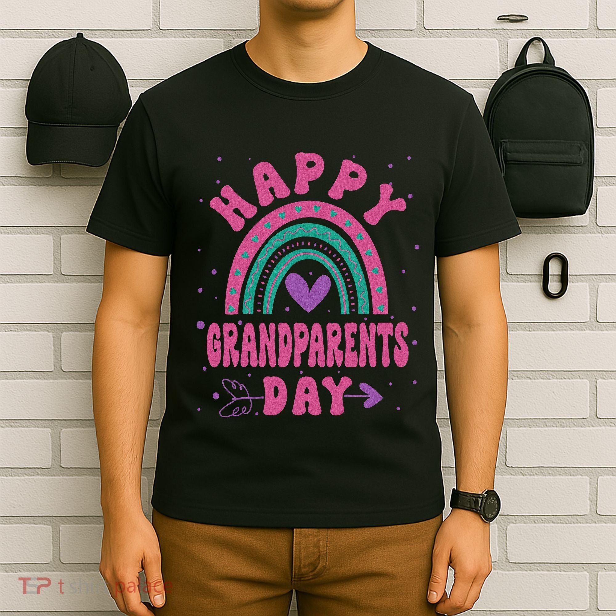 Happy Grandparents Day Funny Grandparents Day Gift T-Shirt