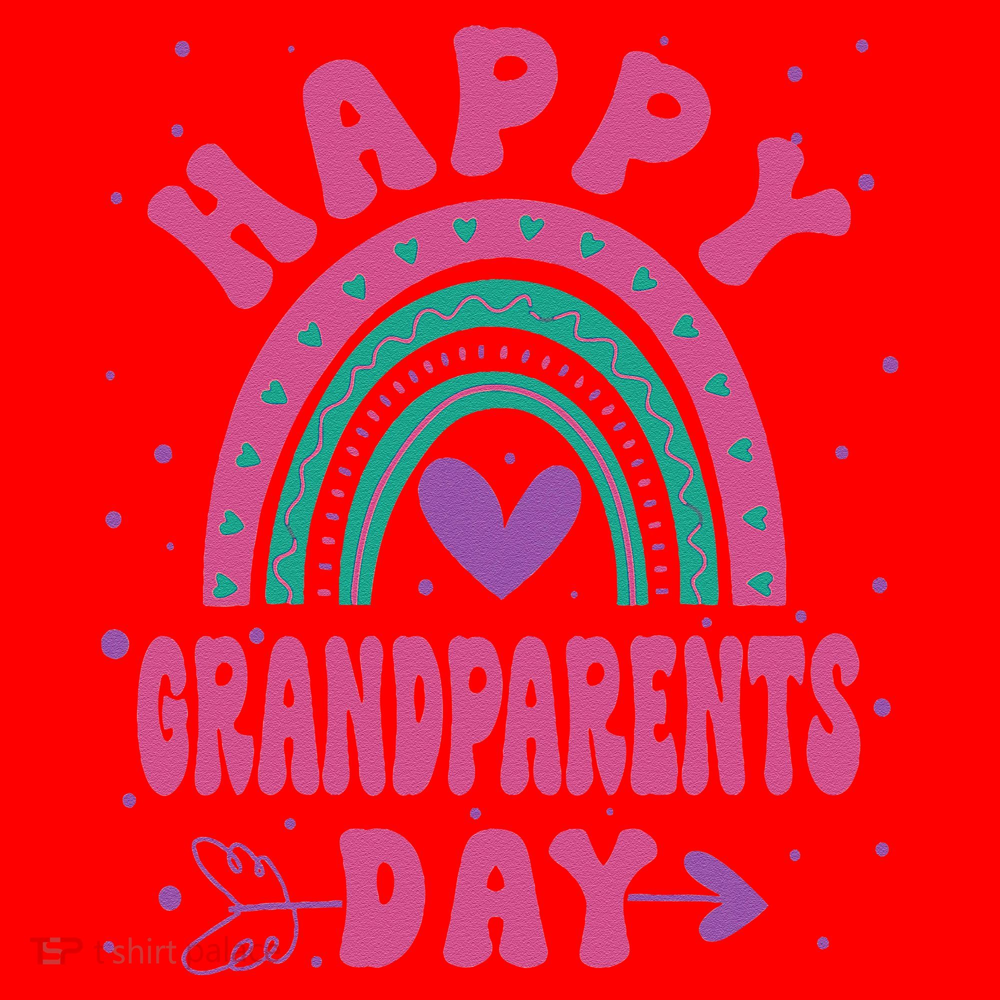 Happy Grandparents Day Funny Grandparents Day Gift Santa Hat