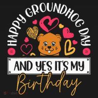 Happy Groundhog Day And Yes Its My Birthday Doggie Tank thumb 4