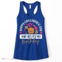 Happy Groundhog Day And Yes Its My Birthday Women's Tank Top thumb 0