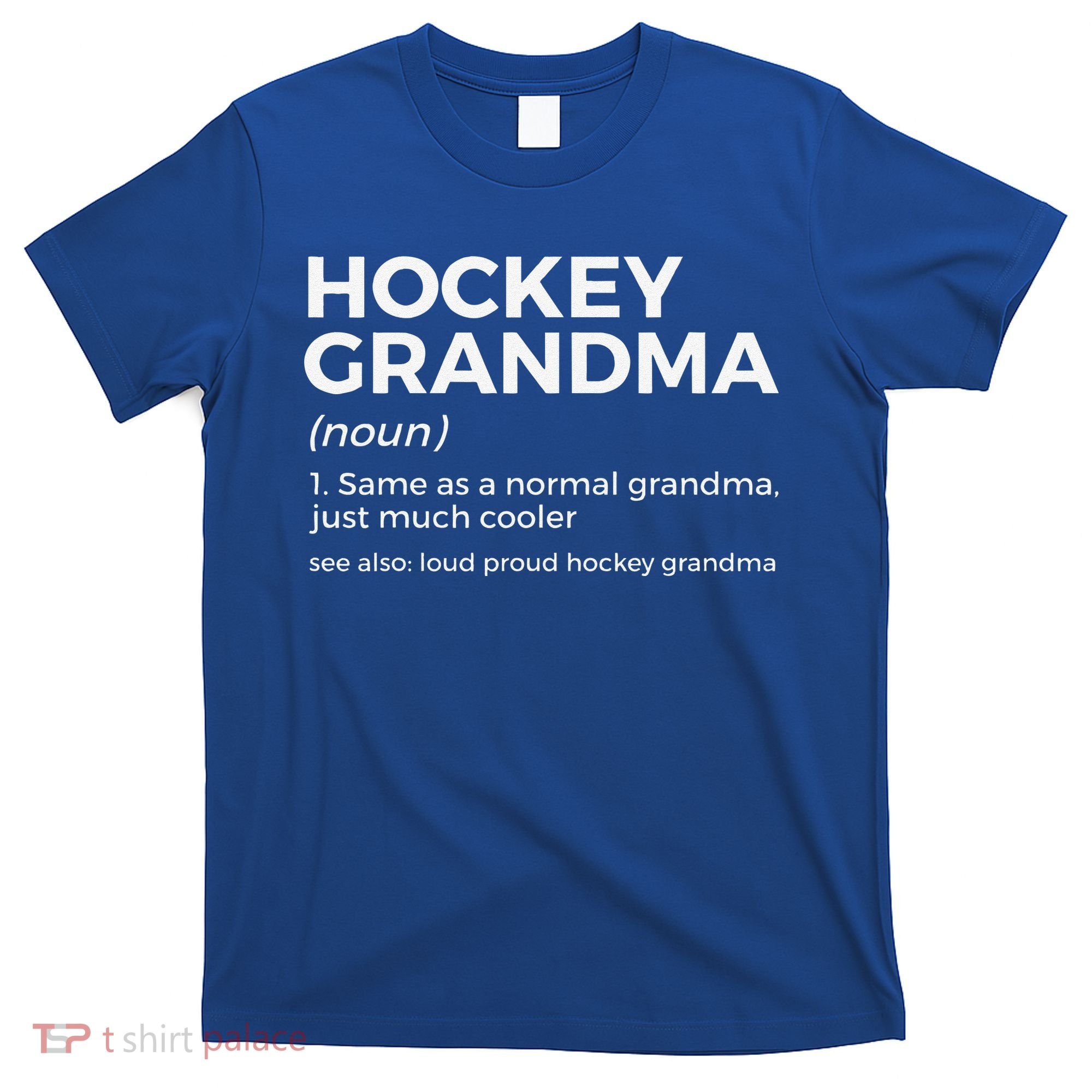 Hockey Grandma Definition Vintage Proud Hockey T-Shirt