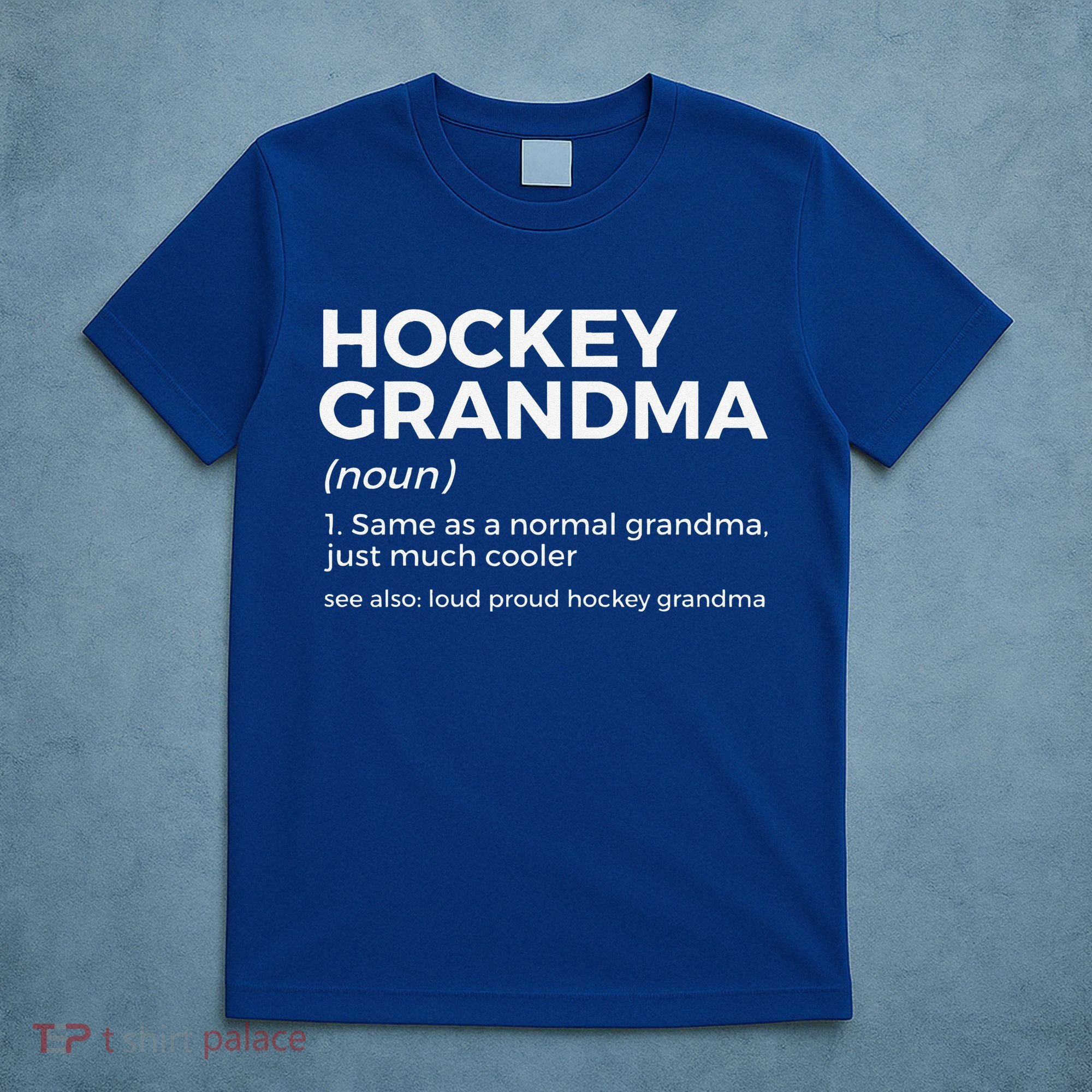 Hockey Grandma Definition Vintage Proud Hockey T-Shirt