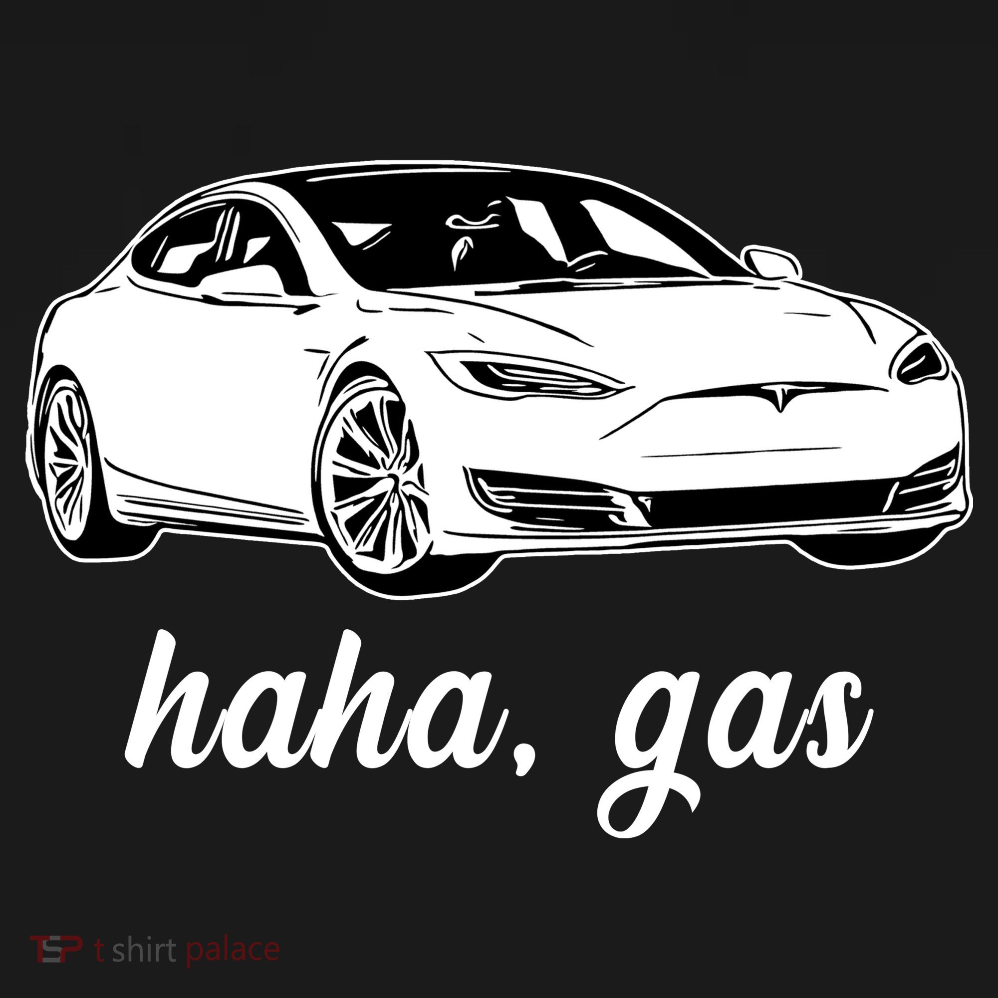 Haha Gas Electric Car Women's Hoodie