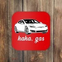 Haha Gas Electric Car Coaster thumb 0