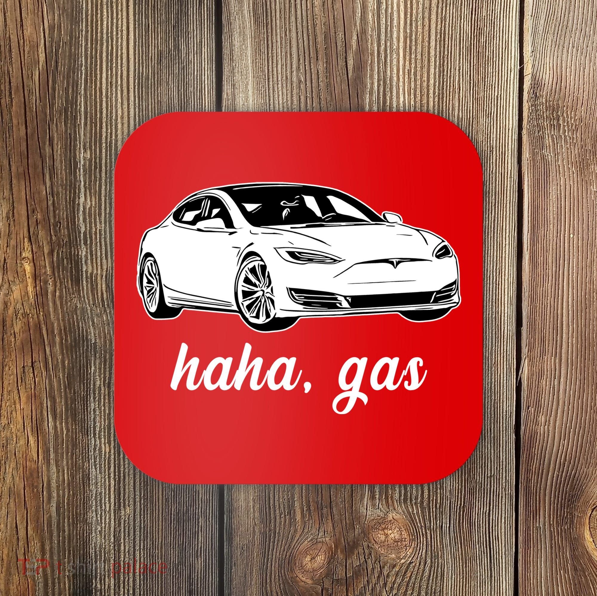 Haha Gas Electric Car Coaster