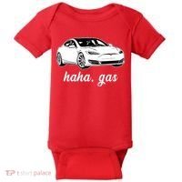 Haha Gas Electric Car Baby Bodysuit thumb 0