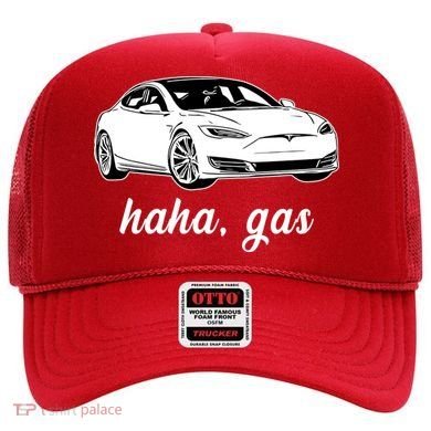Haha Gas Electric Car Hat