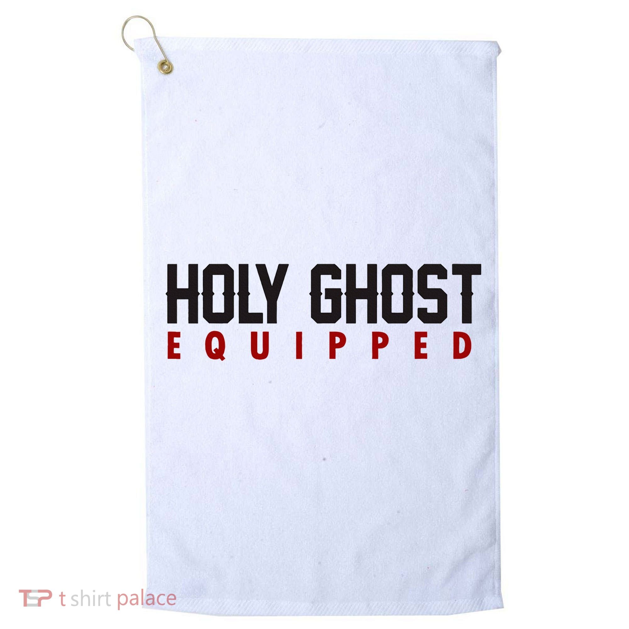 Holy Ghost Equipped Golf Towel