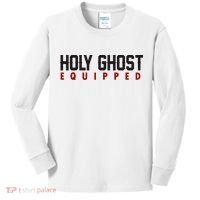 Holy Ghost Equipped Kids Long Sleeve Shirt thumb 0