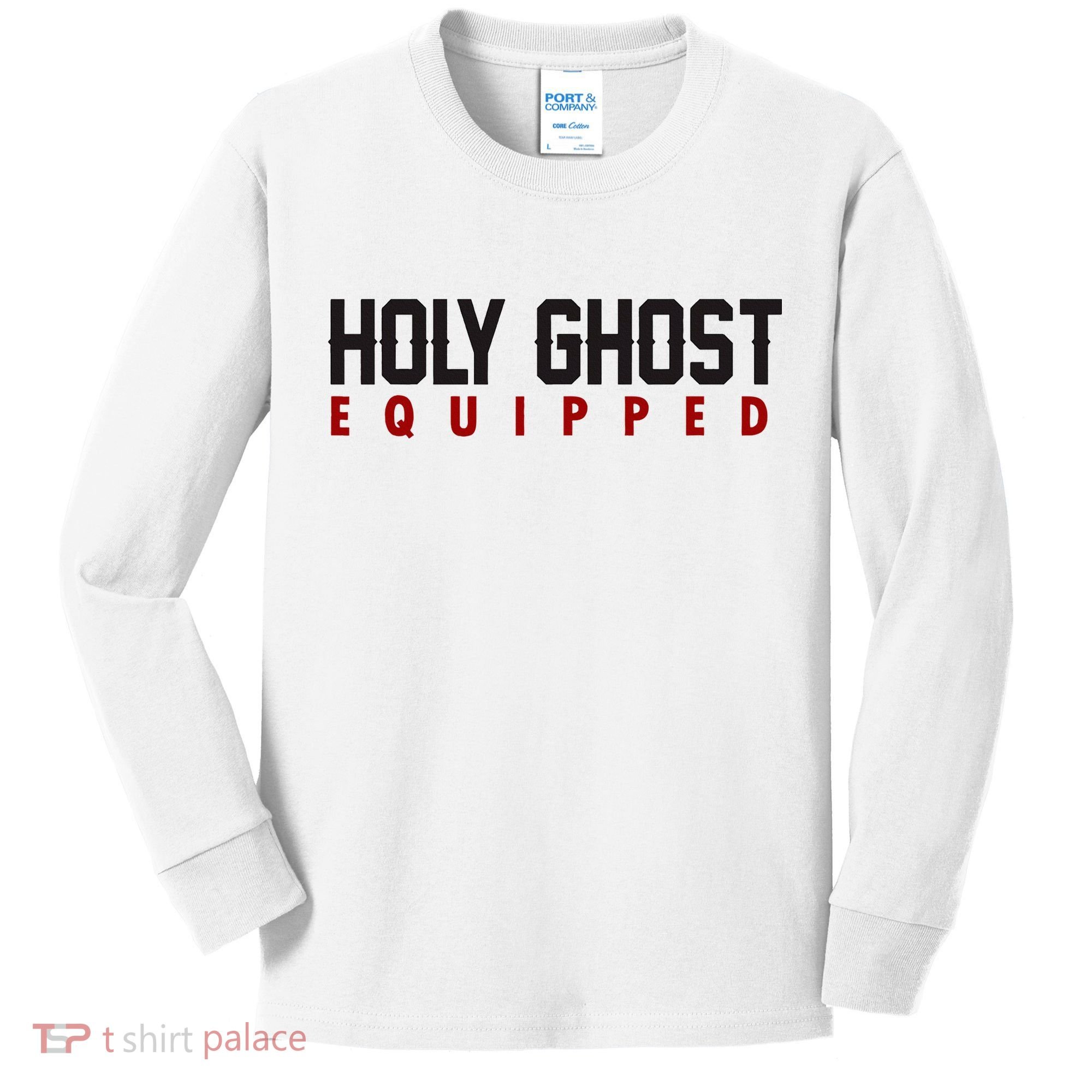 Holy Ghost Equipped Kids Long Sleeve Shirt