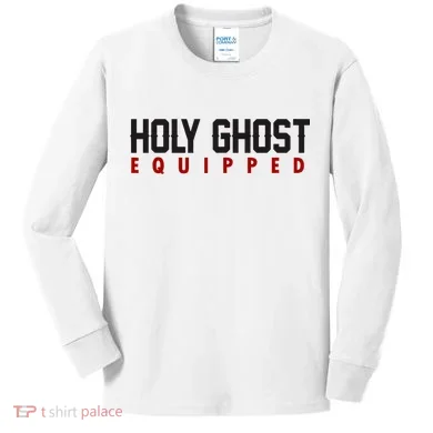Holy Ghost Equipped Kids Long Sleeve Shirt