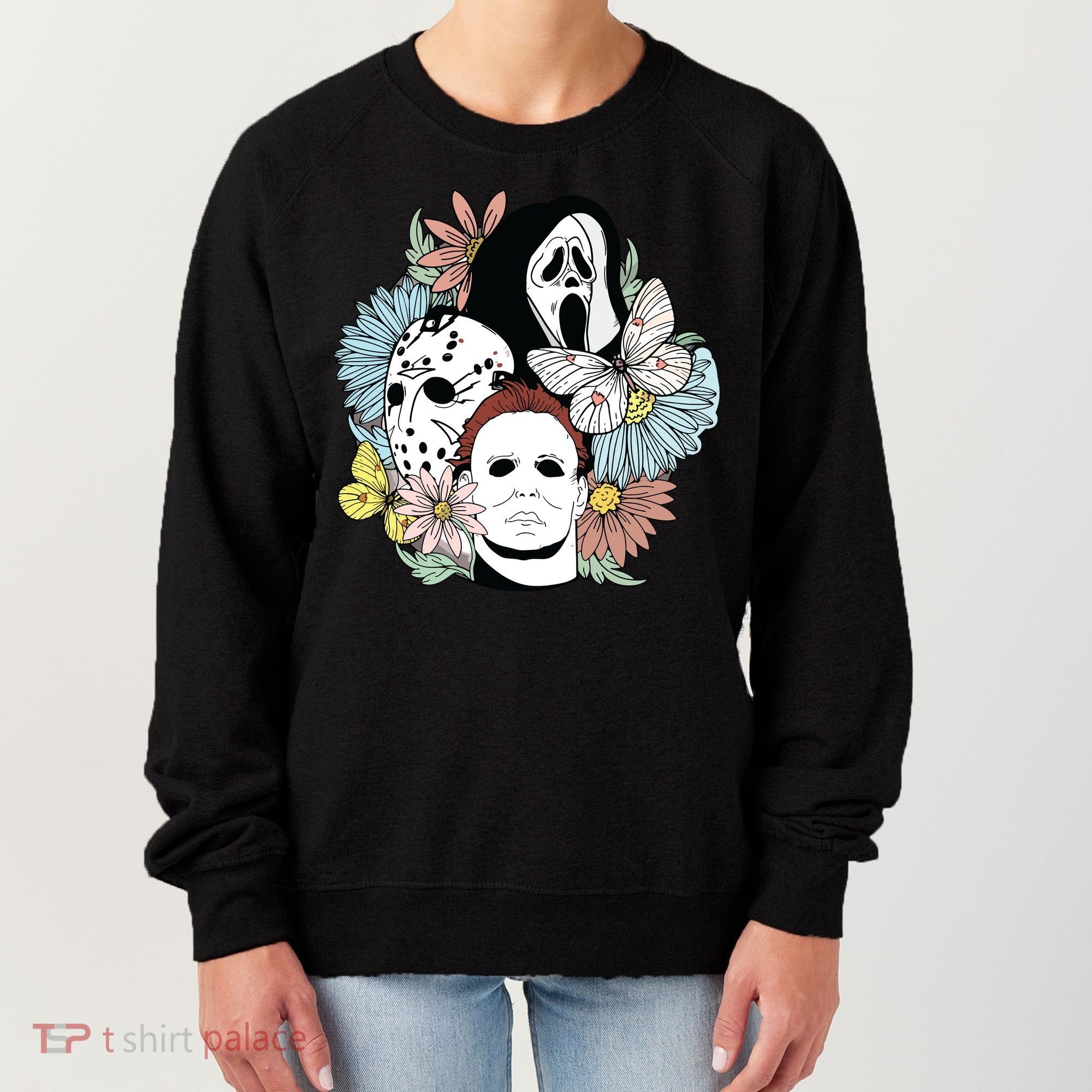 Halloween Gift Funny Halloween Horror Movie Women's Sweatshirt