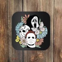 Halloween Gift Funny Halloween Horror Movie Coaster thumb 0