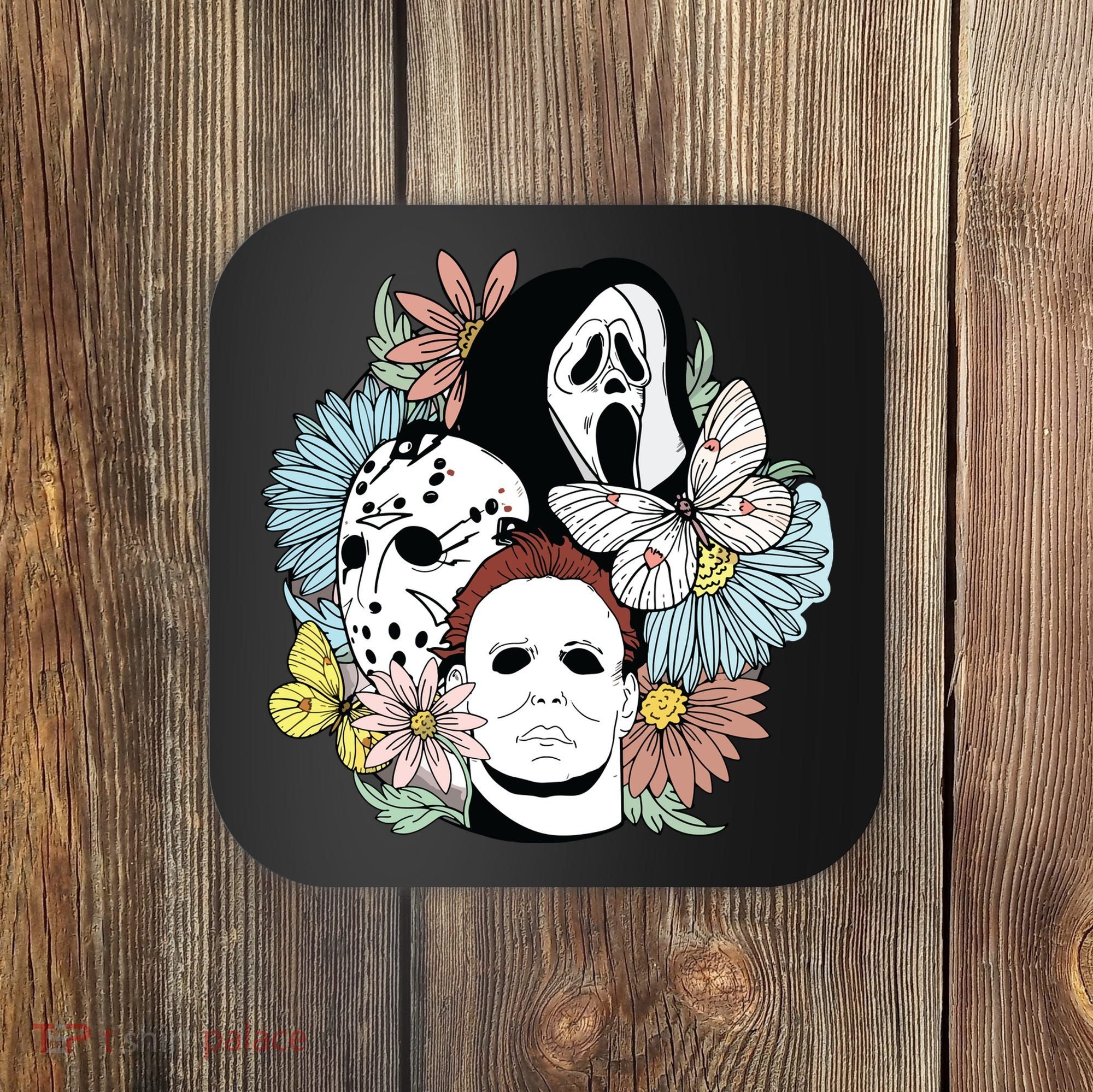 Halloween Gift Funny Halloween Horror Movie Coaster