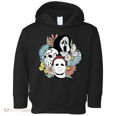Halloween Gift Funny Halloween Horror Movie Toddler Hoodie