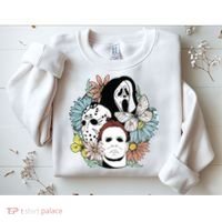 Halloween Gift Funny Halloween Horror Movie Sweatshirt thumb 2