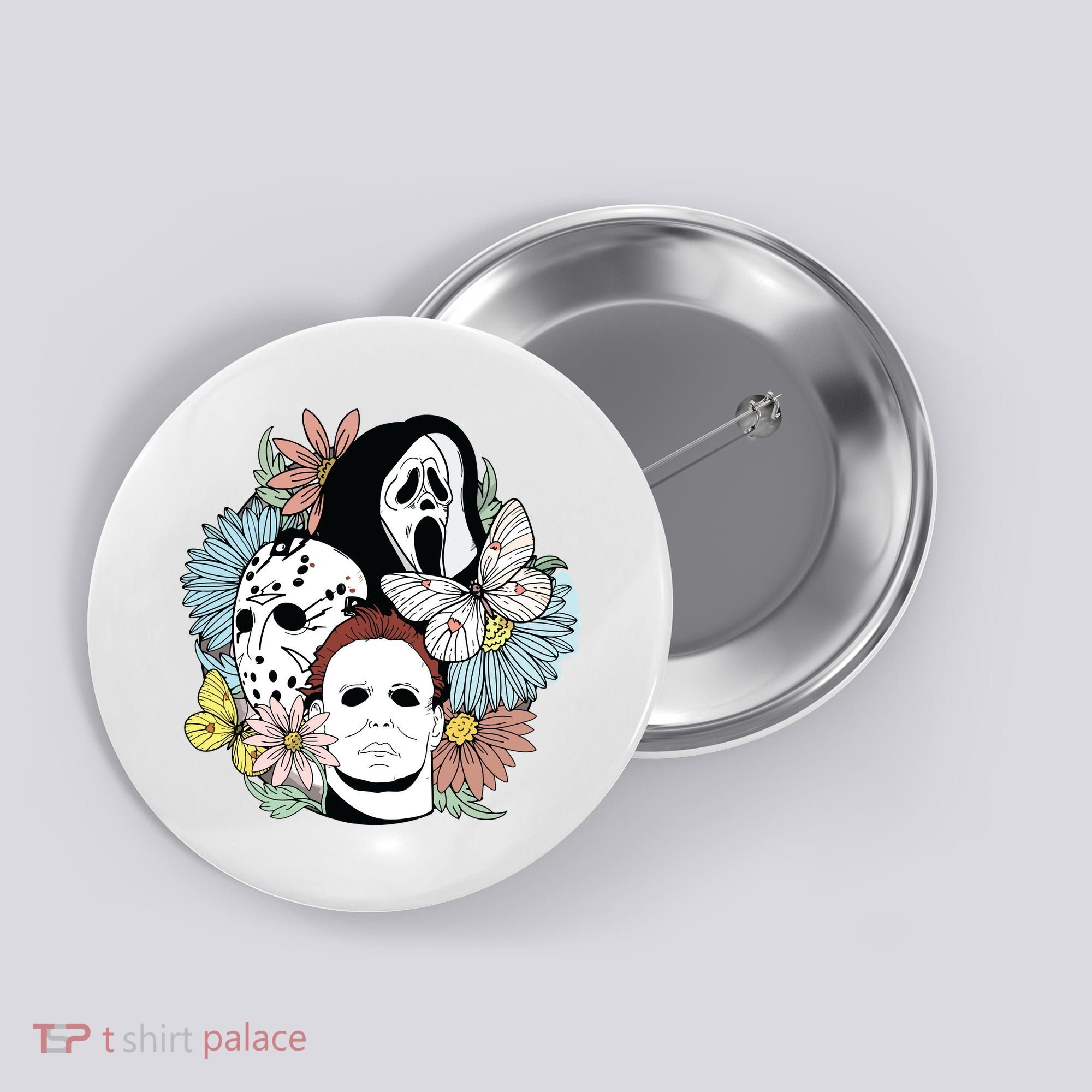 Halloween Gift Funny Halloween Horror Movie Button