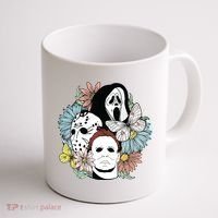 Halloween Gift Funny Halloween Horror Movie Coffee Mug thumb 1