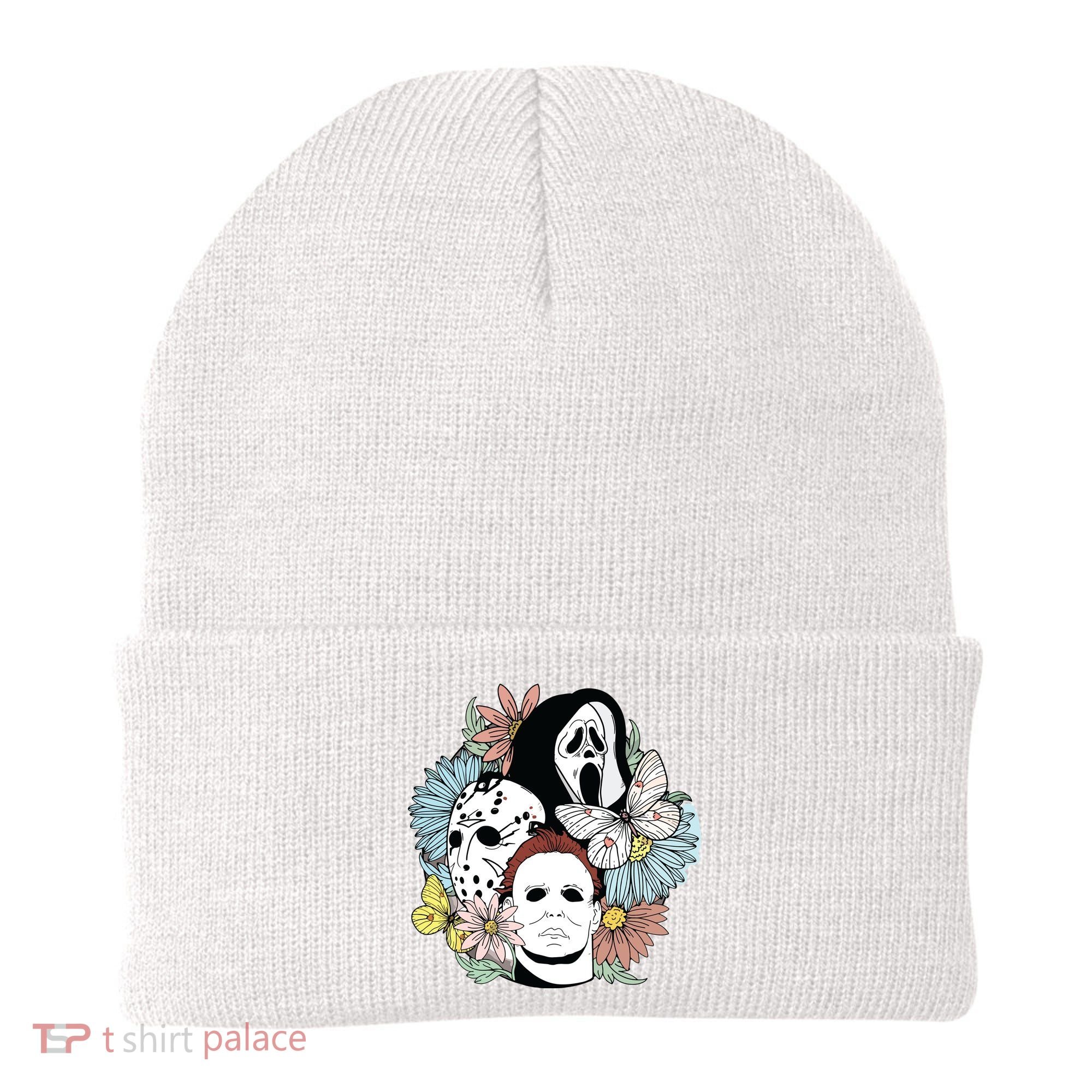 Halloween Gift Funny Halloween Horror Movie Beanie