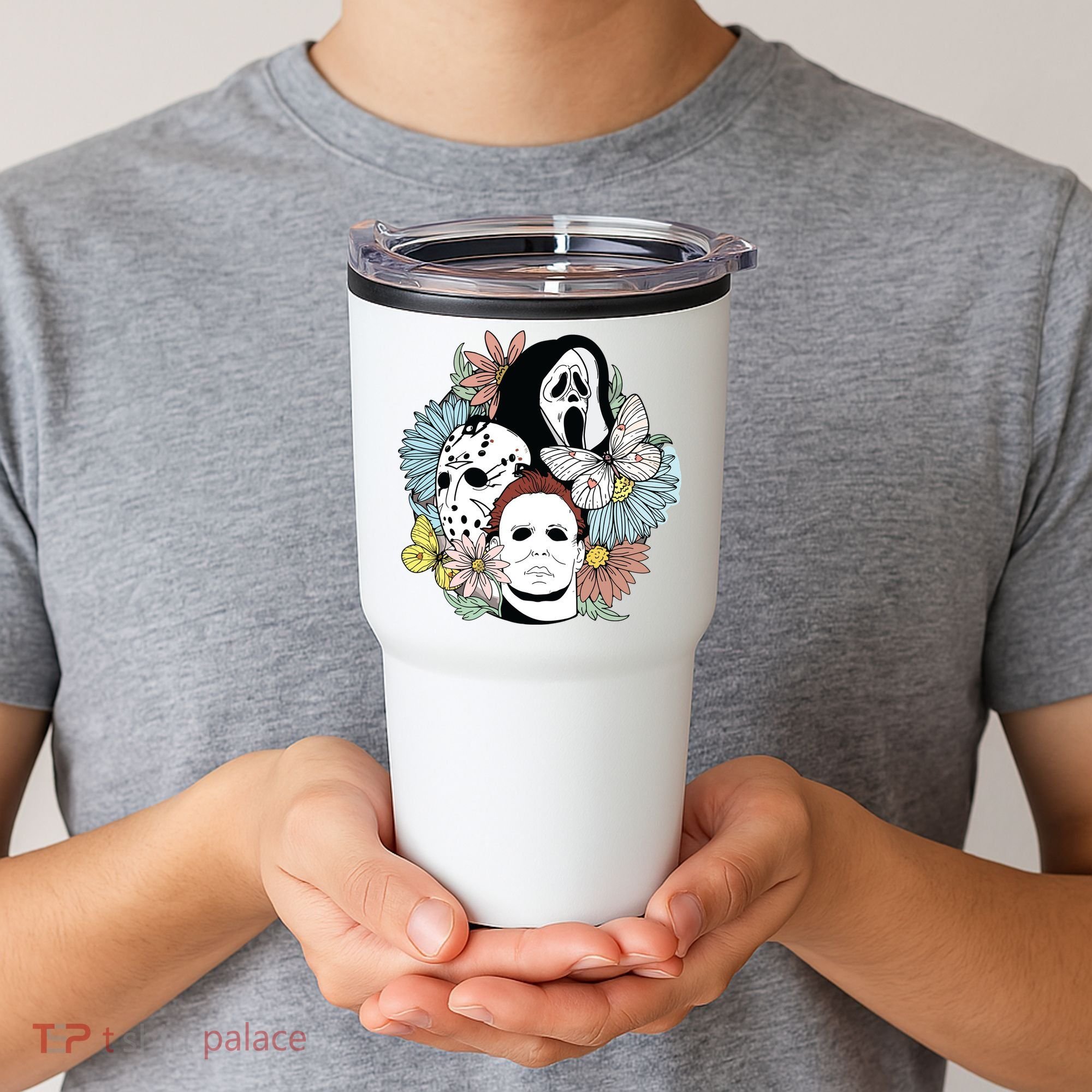 Halloween Gift Funny Halloween Horror Movie Tumbler