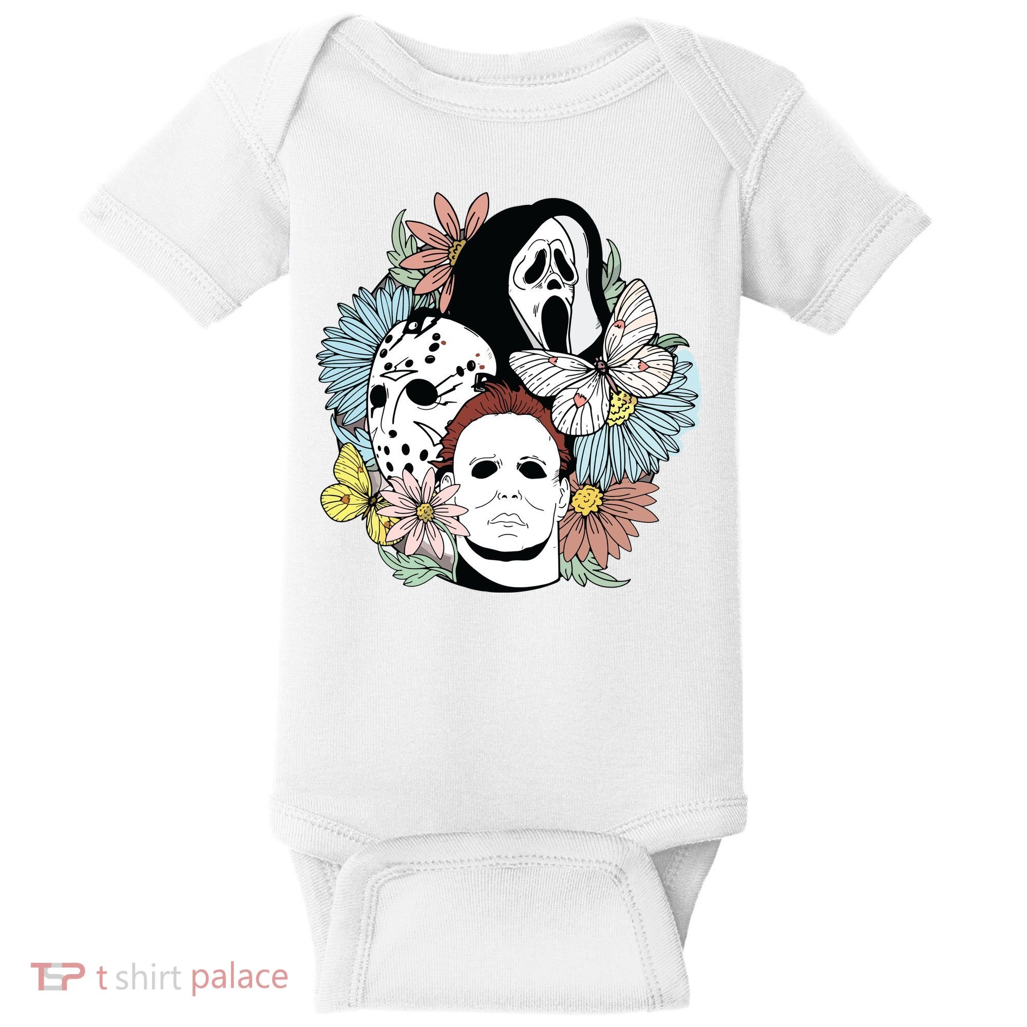 Halloween Gift Funny Halloween Horror Movie Baby Bodysuit