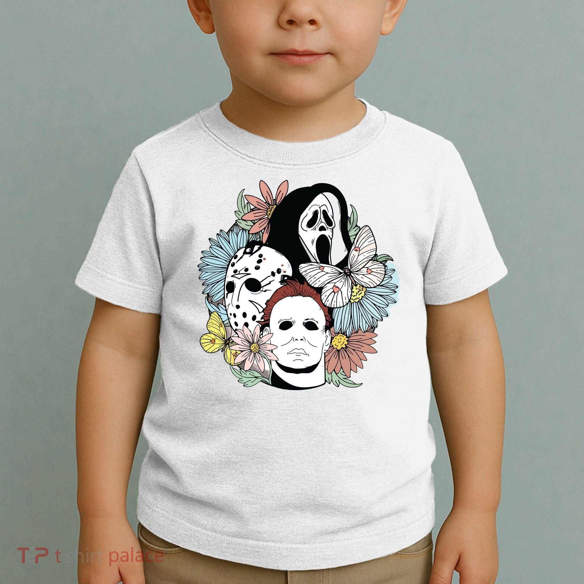 Halloween Gift Funny Halloween Horror Movie Toddler T-Shirt