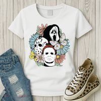 Halloween Gift Funny Halloween Horror Movie Women's T-Shirt thumb 3