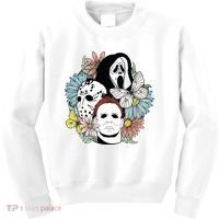 Halloween Gift Funny Halloween Horror Movie Kids Sweatshirt thumb 0