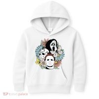 Halloween Gift Funny Halloween Horror Movie Kids Hoodie thumb 0