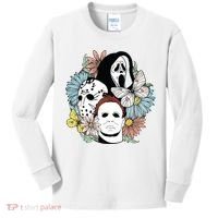 Halloween Gift Funny Halloween Horror Movie Kids Long Sleeve Shirt thumb 0