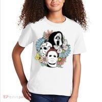 Halloween Gift Funny Halloween Horror Movie Kids T-Shirt thumb 2