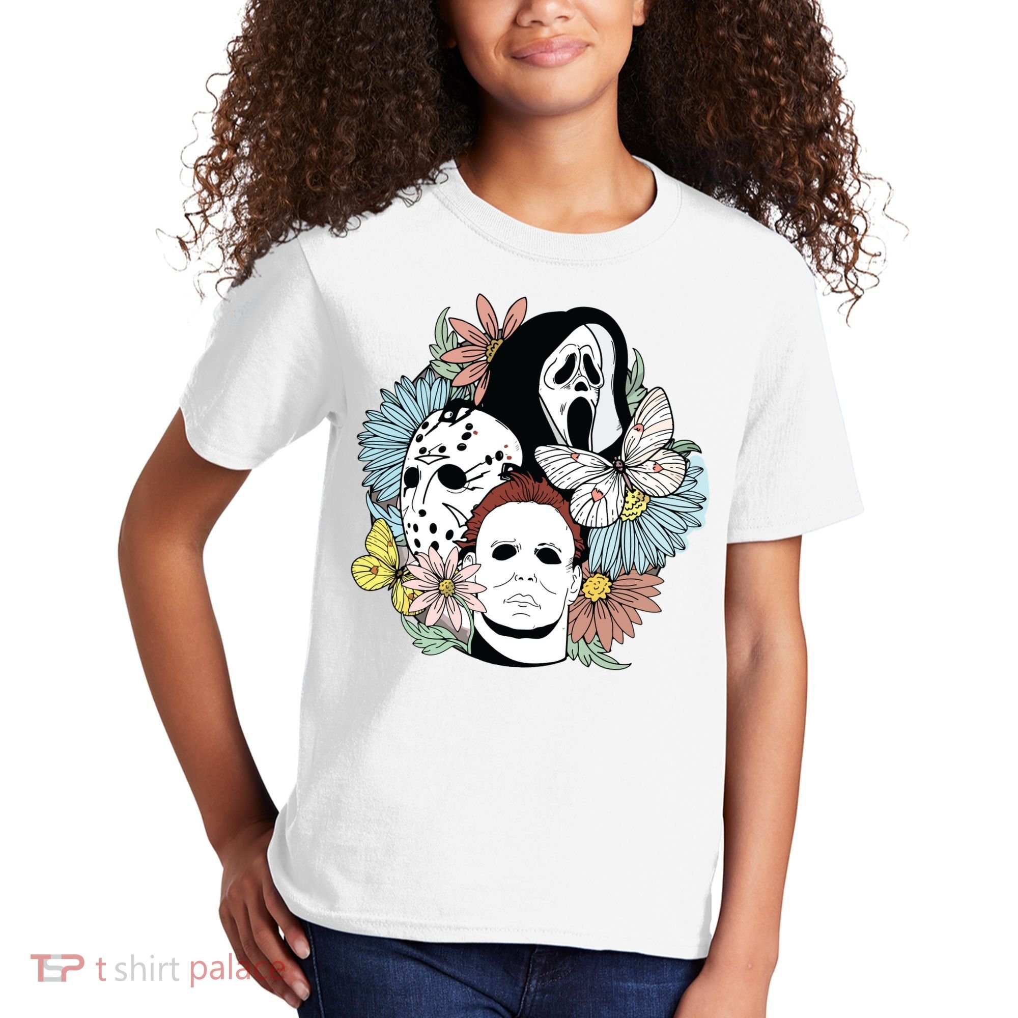 Halloween Gift Funny Halloween Horror Movie Kids T-Shirt