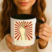 Honk goose  Funny Duck chicken meme Idea  Coffee Mug thumb 3