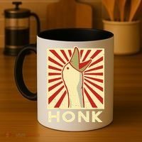 Honk goose  Funny Duck chicken meme Idea  Coffee Mug thumb 4